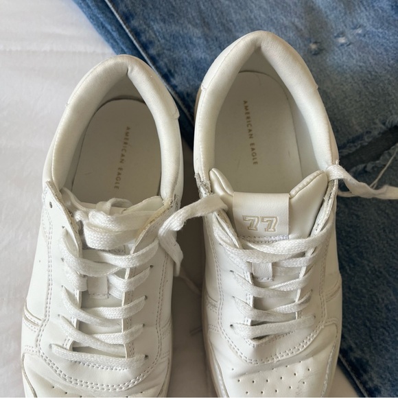 American Eagle Women’s White Sneakers Size 6 - Picture 9 of 10